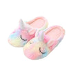 Multicolor Unicorn Slippers